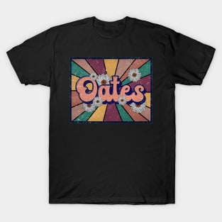 Vintage Proud Oates Name Christmas Styles 90s T-Shirt